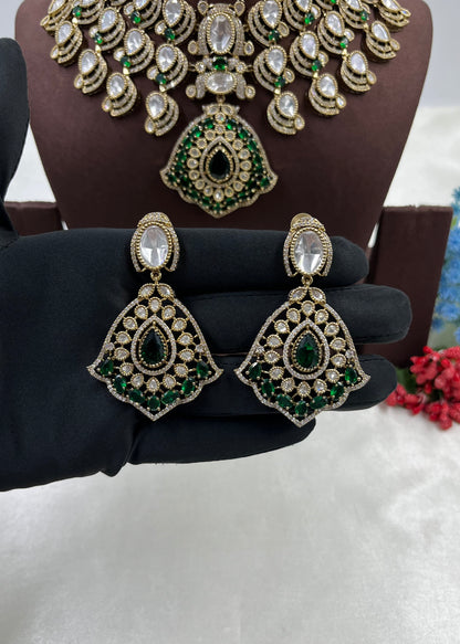 Kanti Victorian Moissanite Semi Bridal Set