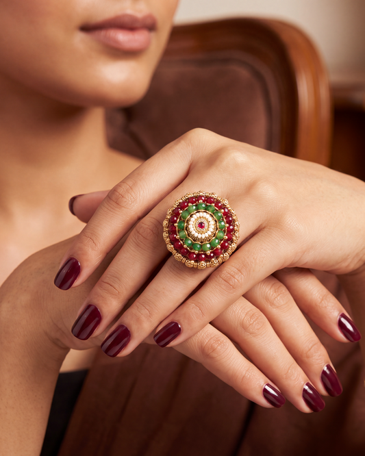Swati Heritage Ring (Adjustable)