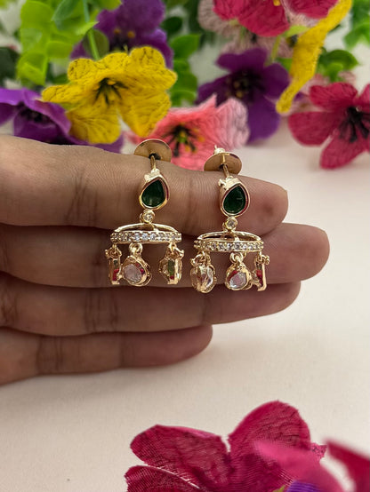 Diya Moissanite Hasli Necklace Set