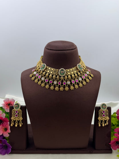 Priyal Heritage Chorski Necklace Set
