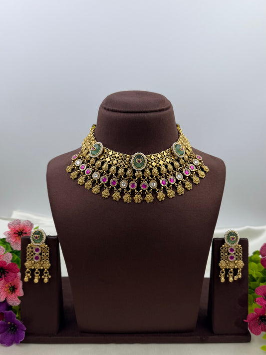 Priyal Heritage Chorski Necklace Set