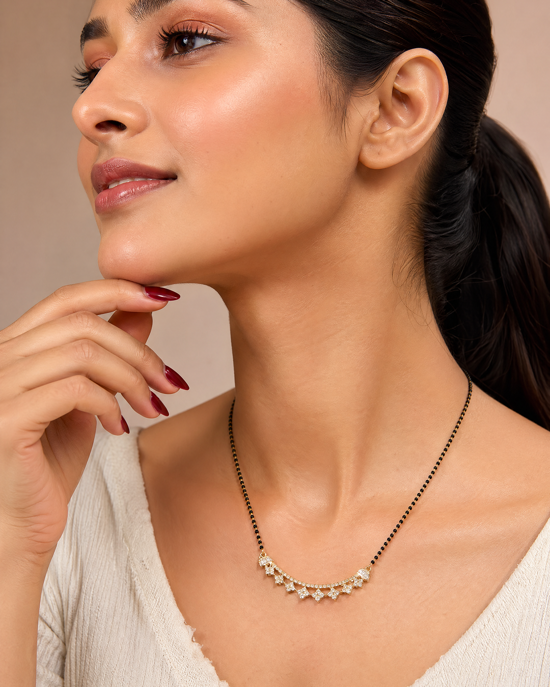 Usha Rose Gold Mangalsutra