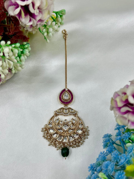 Tejasvi Moissanite Mang Tika