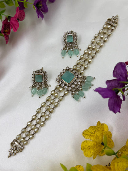 Shivani Victorian Traditional Choker Necklace