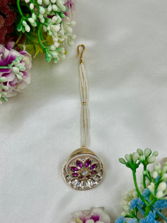 Kavya Moissanite Mang Tika
