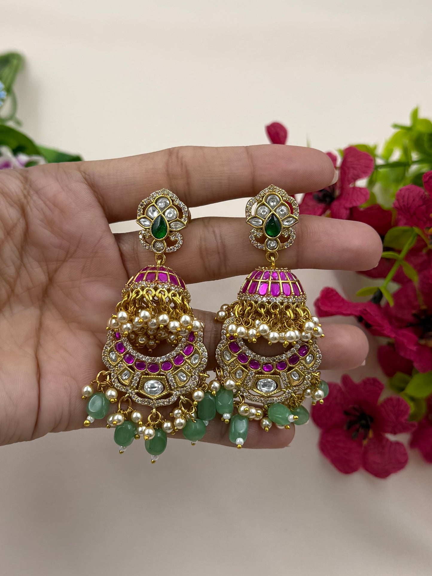 Sravya Pachi Kundan Earring