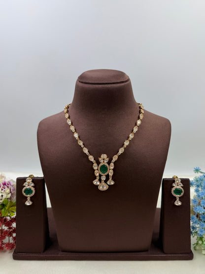 Smita Moissanite Necklace Set