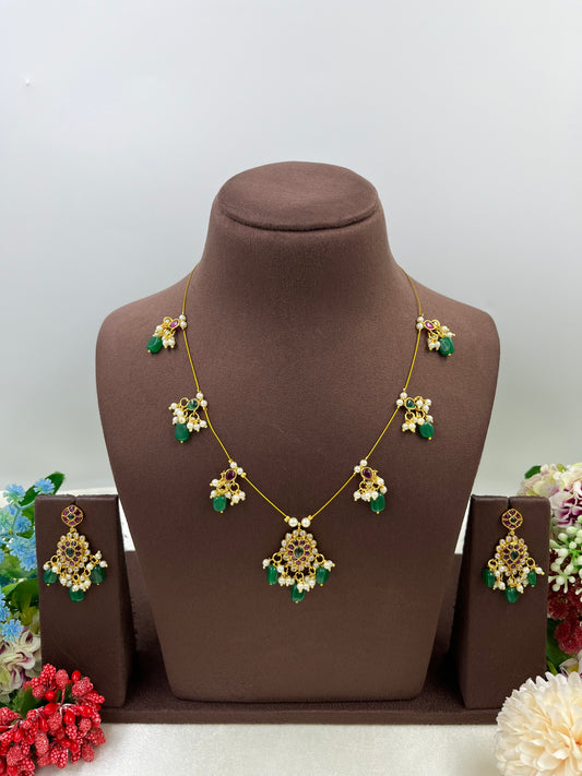 Veda Invisible South Indian Necklace