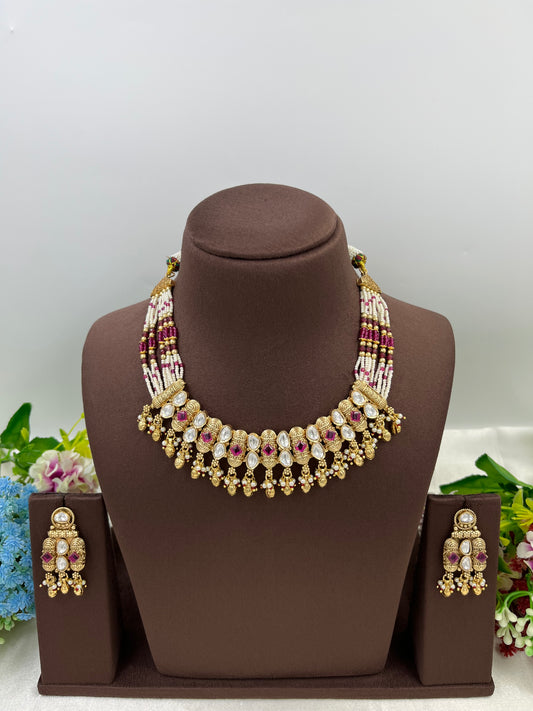 Jak Heritage Premium Moti Necklace