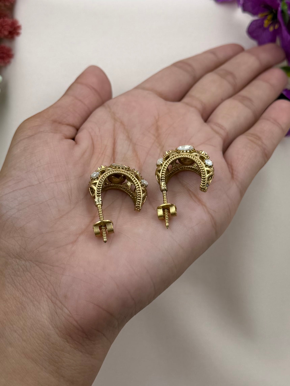 Pihu Polki Stone Earring