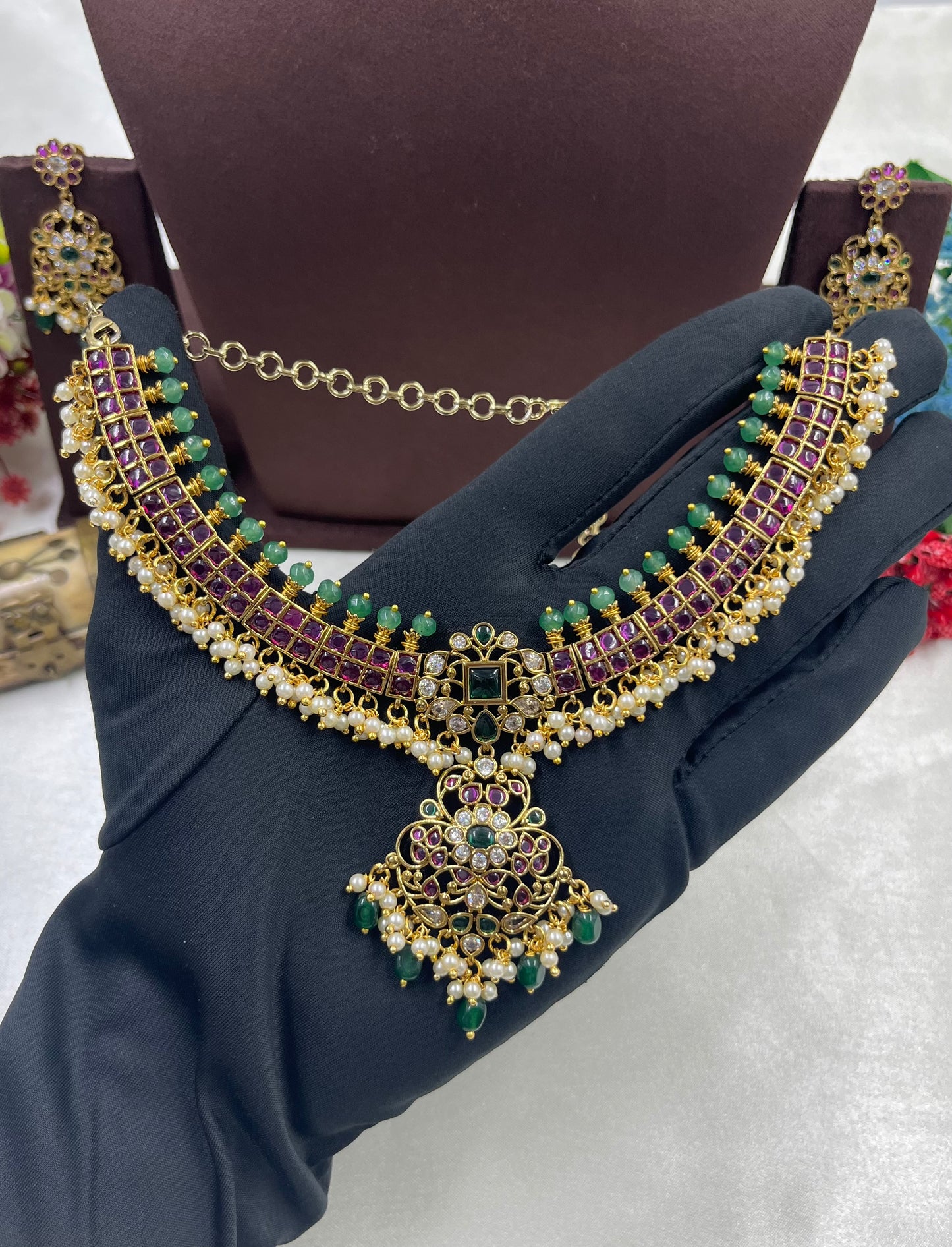 Priya Traditional Victorian Necklace