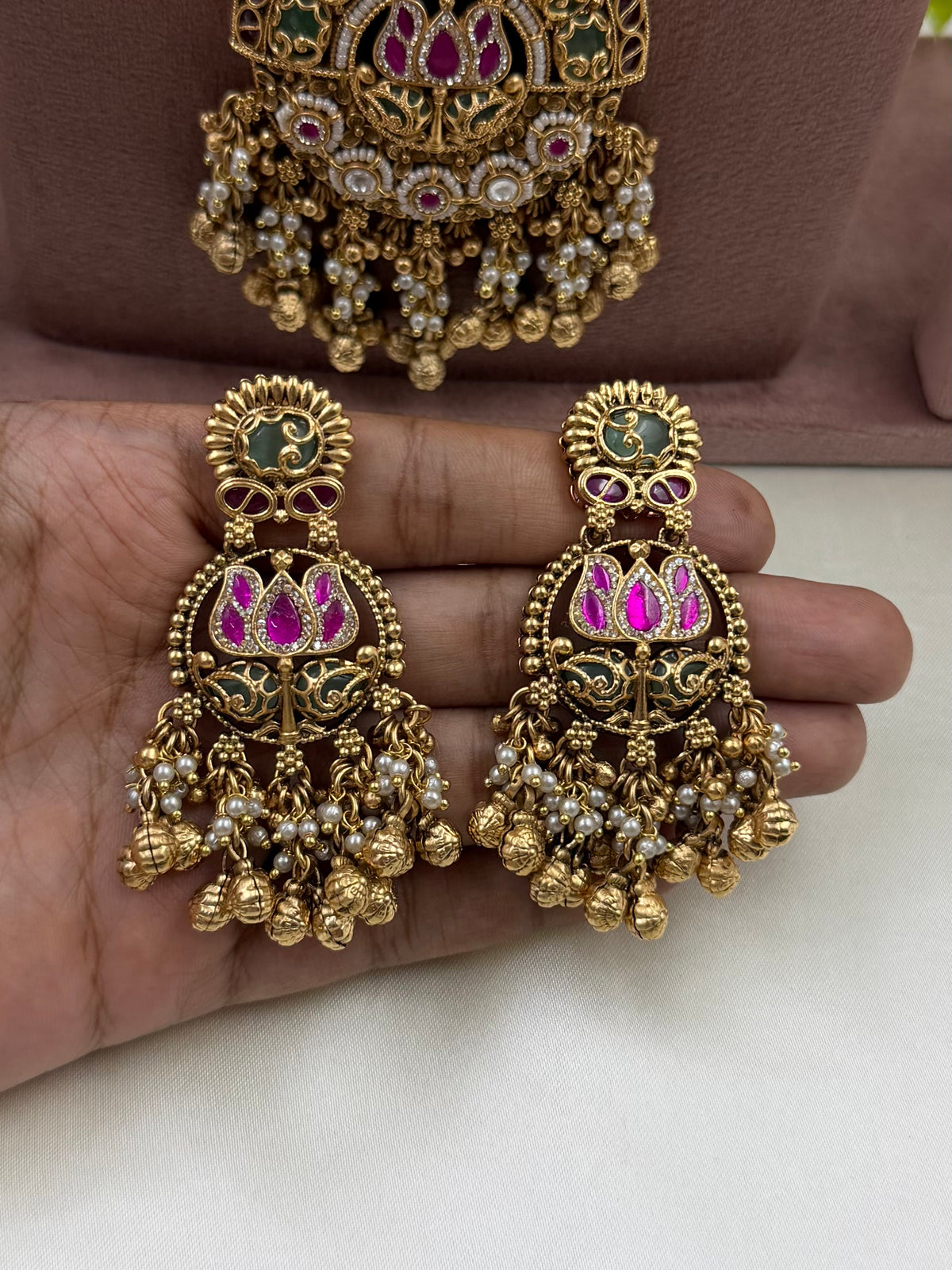 Sachi Heritage Combo Necklace Set