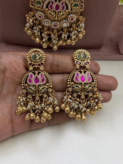 Sachi Heritage Combo Necklace Set