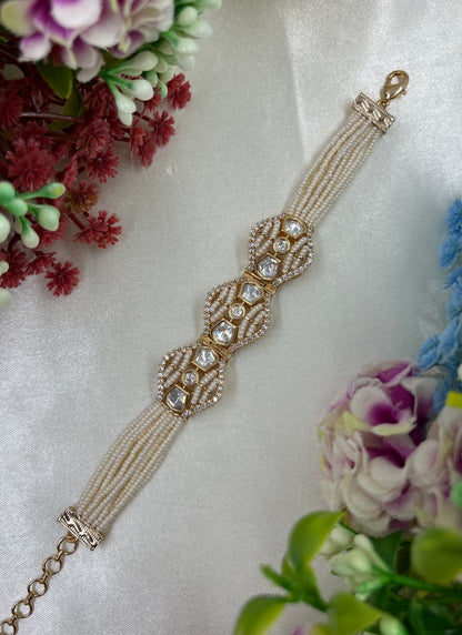 Reena Moissanite Moti Bracelet