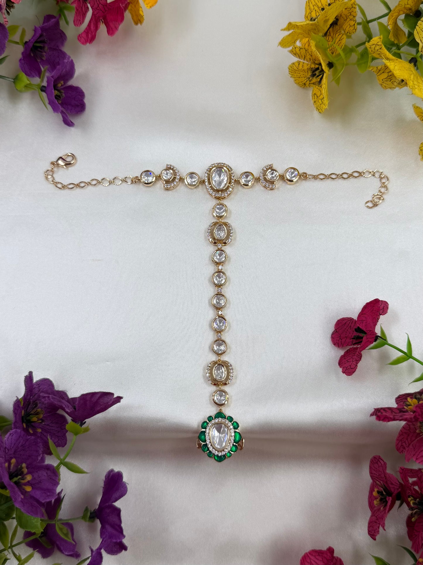 Heer Moissanite Hath Panja (One Pis)