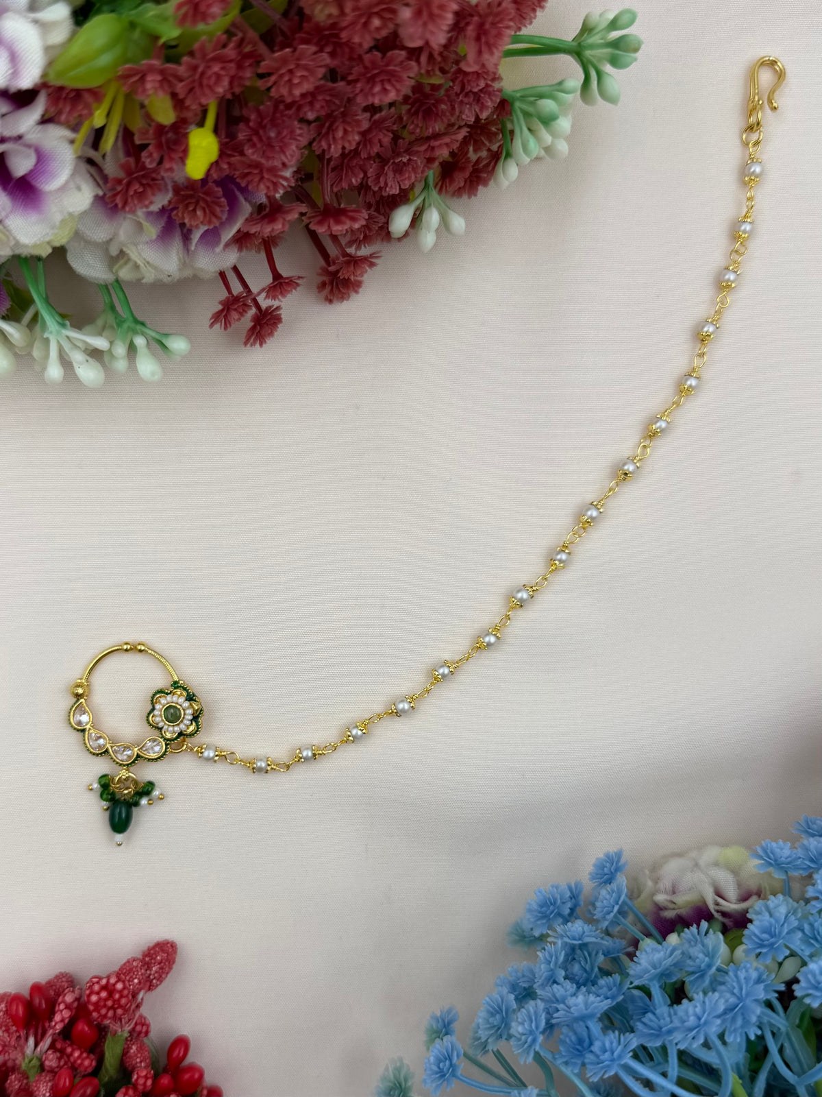 Aanandi Traditional Indian Nose Ring