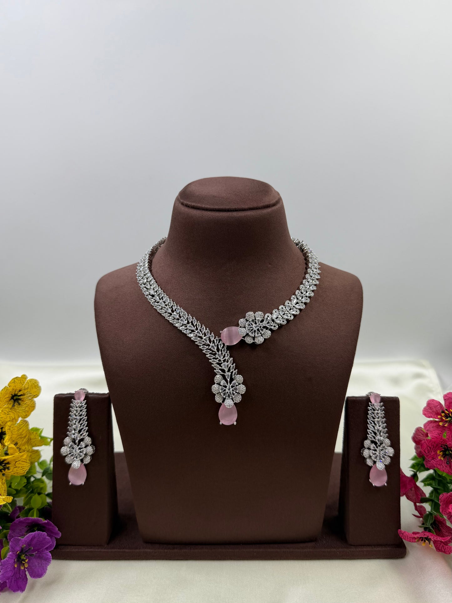 Aliya American Diamond Necklace