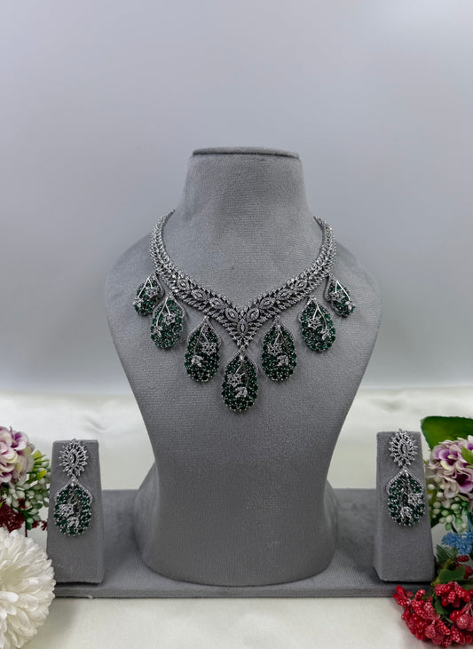Hansika American Diamond Necklace