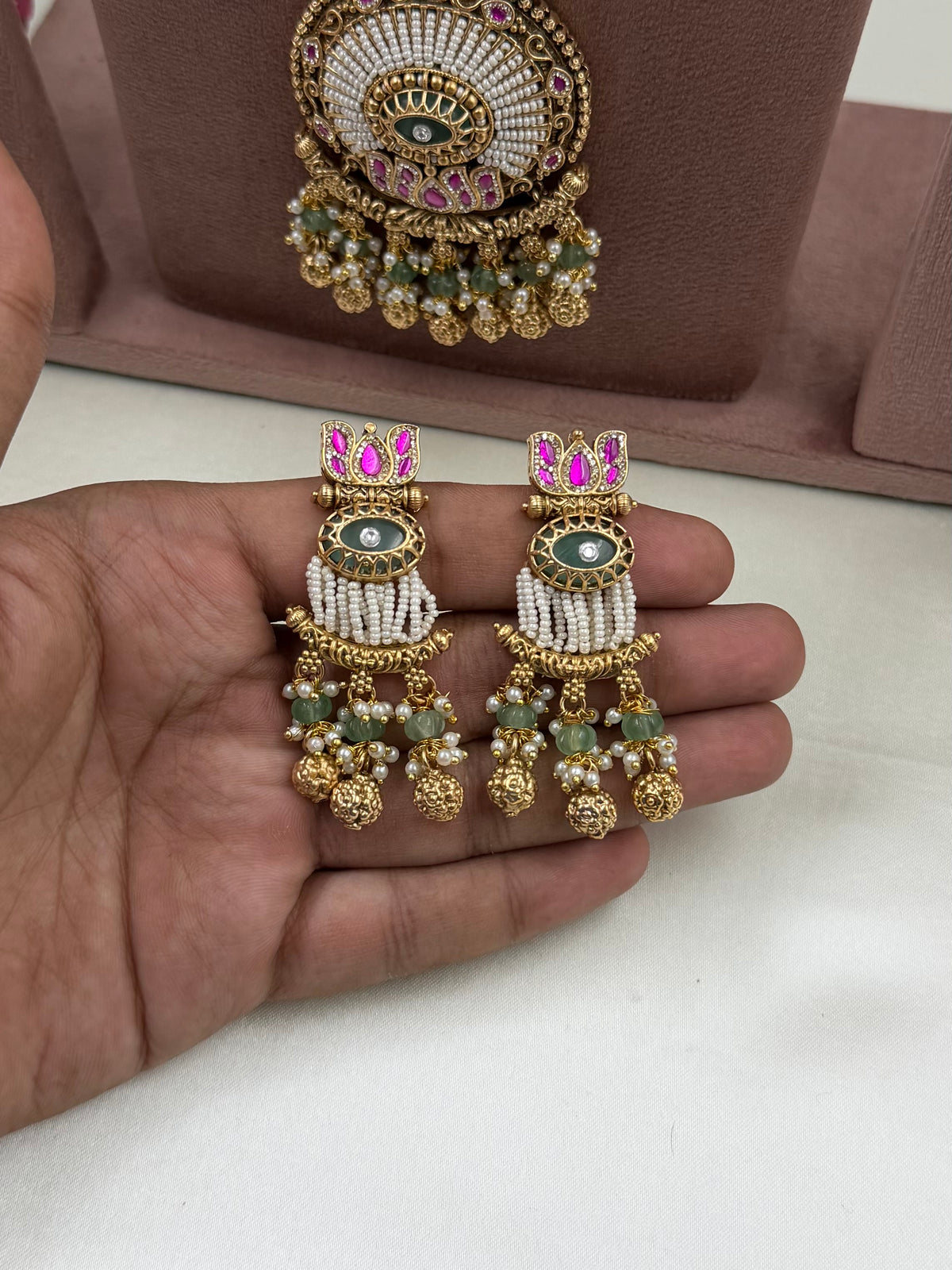 Shalini Premium Chorski Long Necklace Set