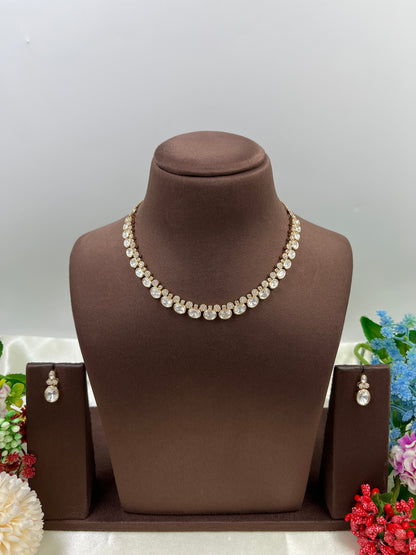 Indu Moissanite Delicate Necklace