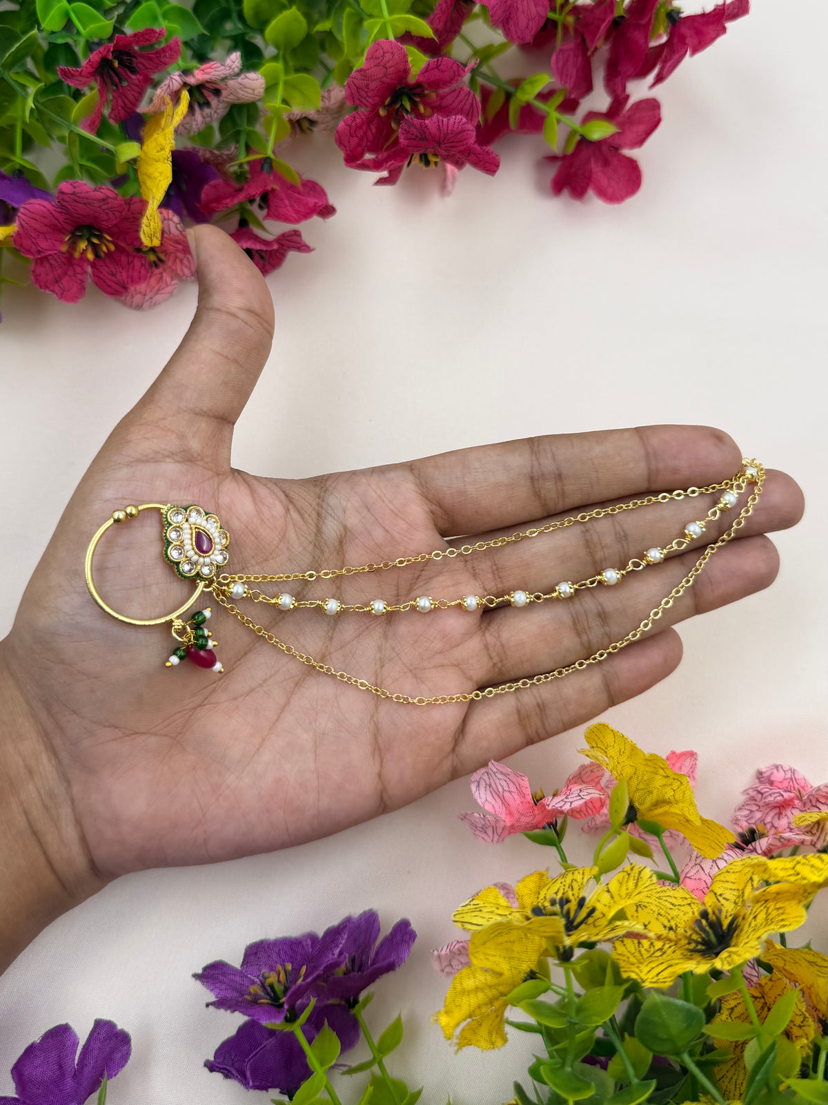 Amrita Traditional Indian Nose Ring