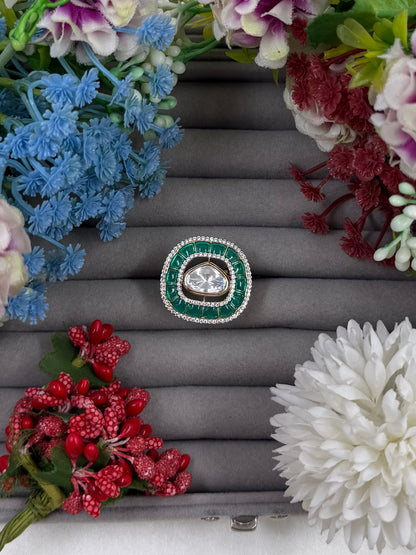 Eliza Moissanite Ring (Adjustable)