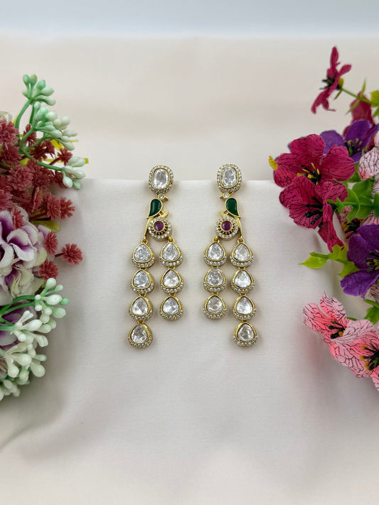 Nidhi Peacock Design Earring