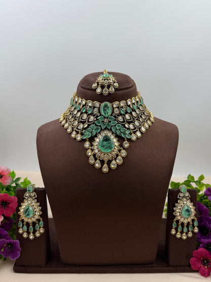 Deepa Premium Victorian Choker Necklace Set