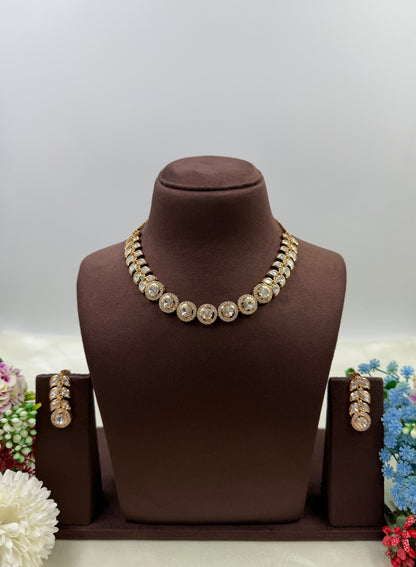 Malvika Moissanite Delicate Necklace