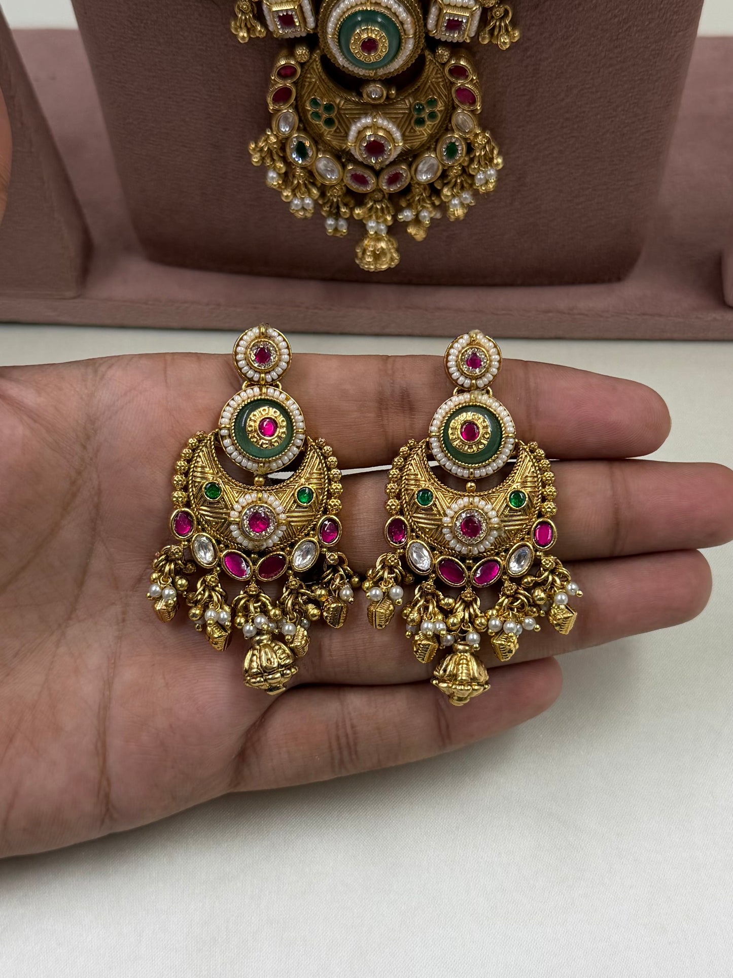 Vedika Premium Heritage Long Necklace Set