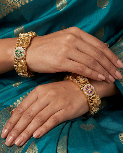 Gitanjali Heritage Temple Bangles (Openable)