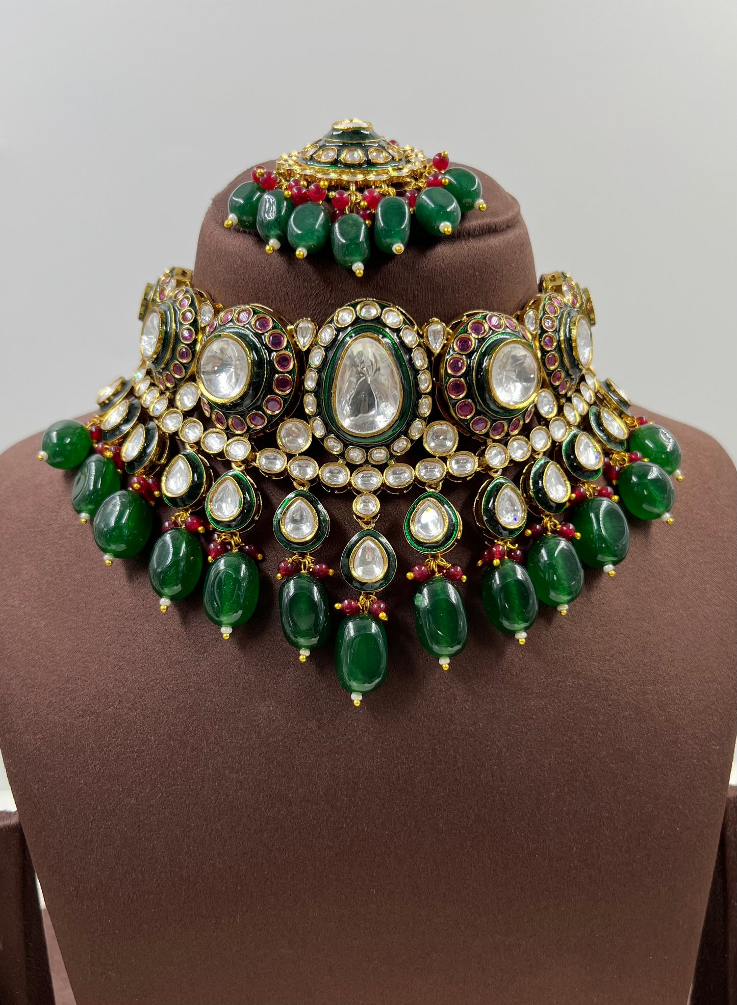 Bani Polki Kundan Choker Necklace Set