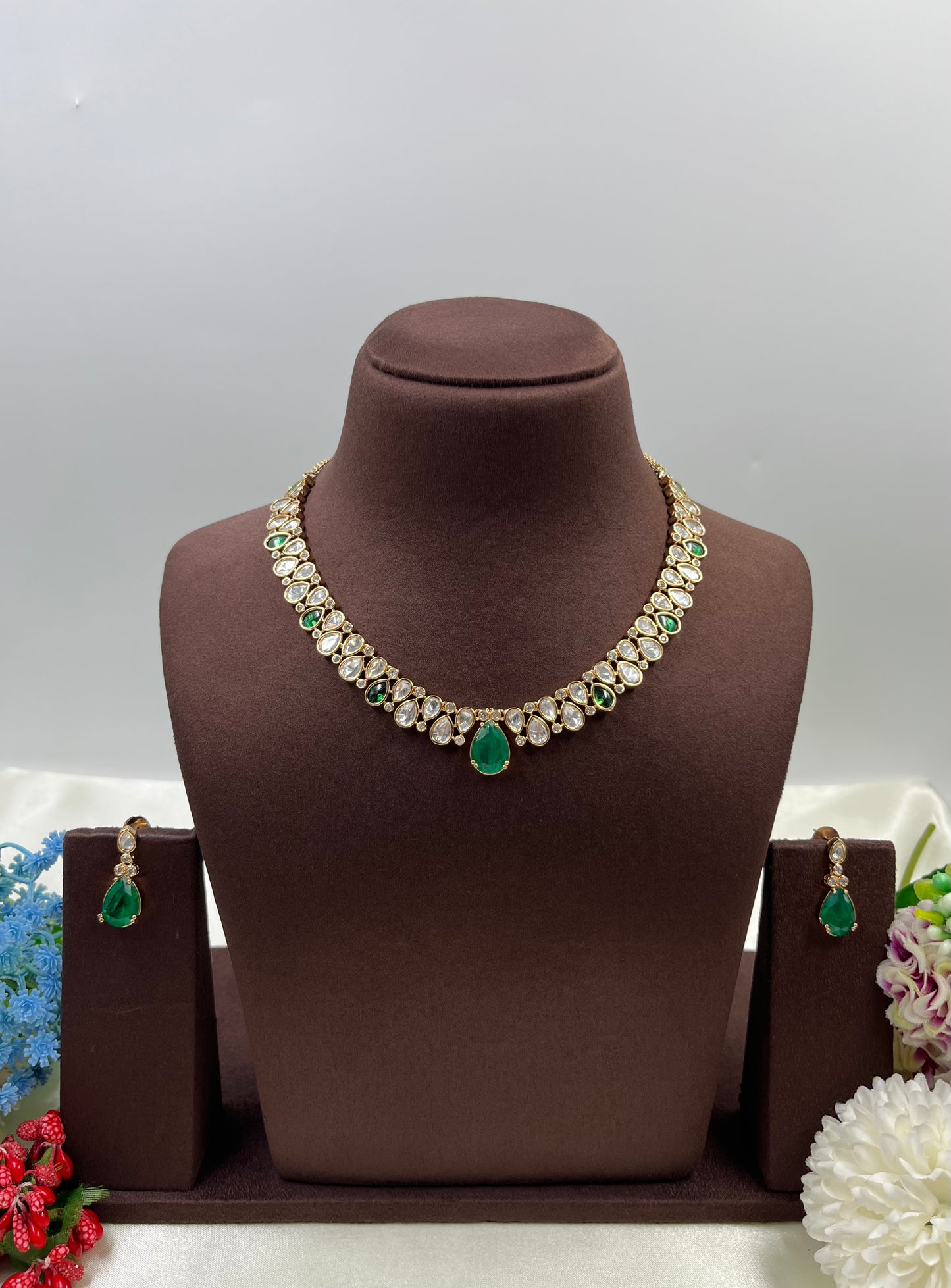 Komal Moissanite Delicate Necklace