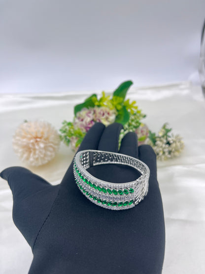 Riviera Emerald Shine Ad Openable Kada