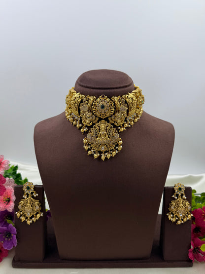 Vamika South Temple Choker Necklace Set