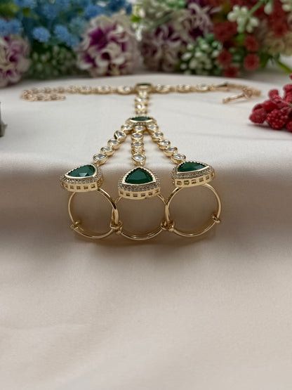 Yamini Moissanite Hath Panja (One Pis)