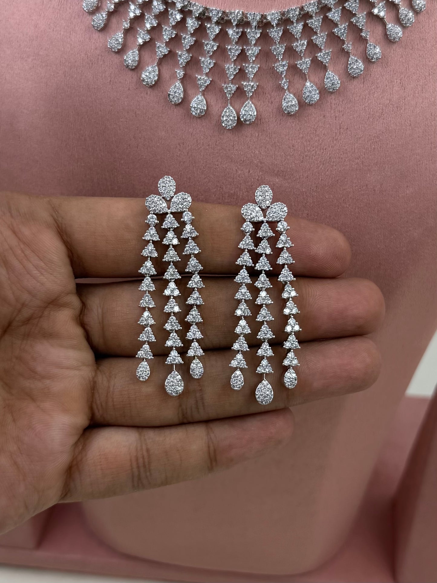 Ziana American Diamond Necklace Set