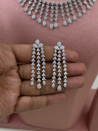 Ziana American Diamond Necklace Set