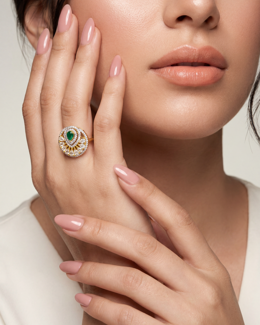 Nita Dual Tone Ad Ring