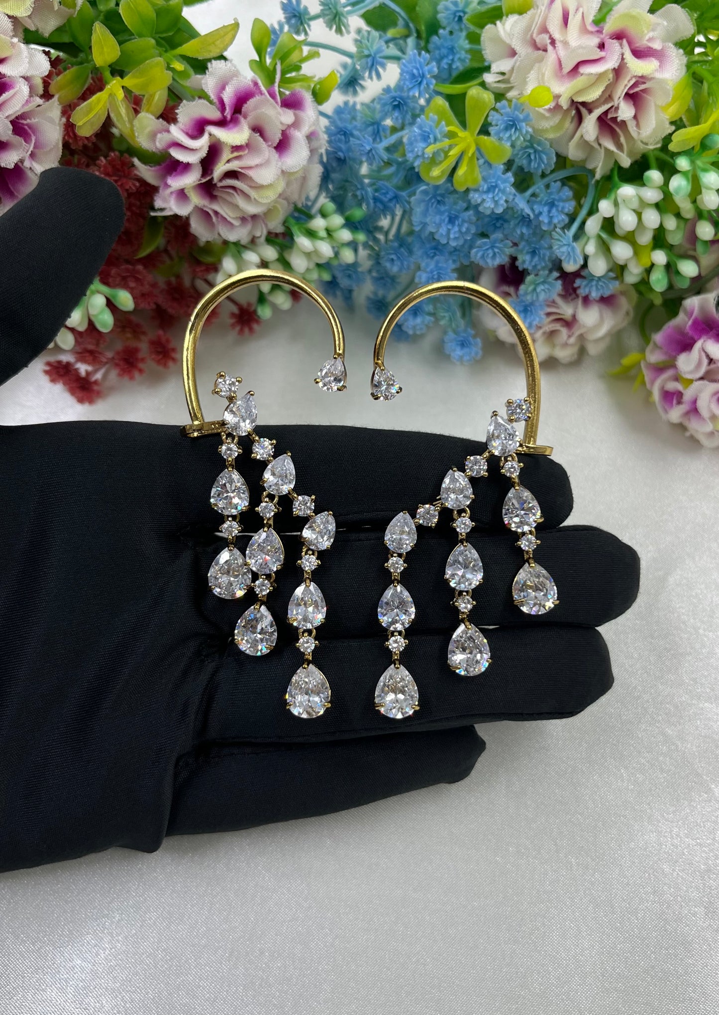 Kaira Dangling American Dimond Earrings