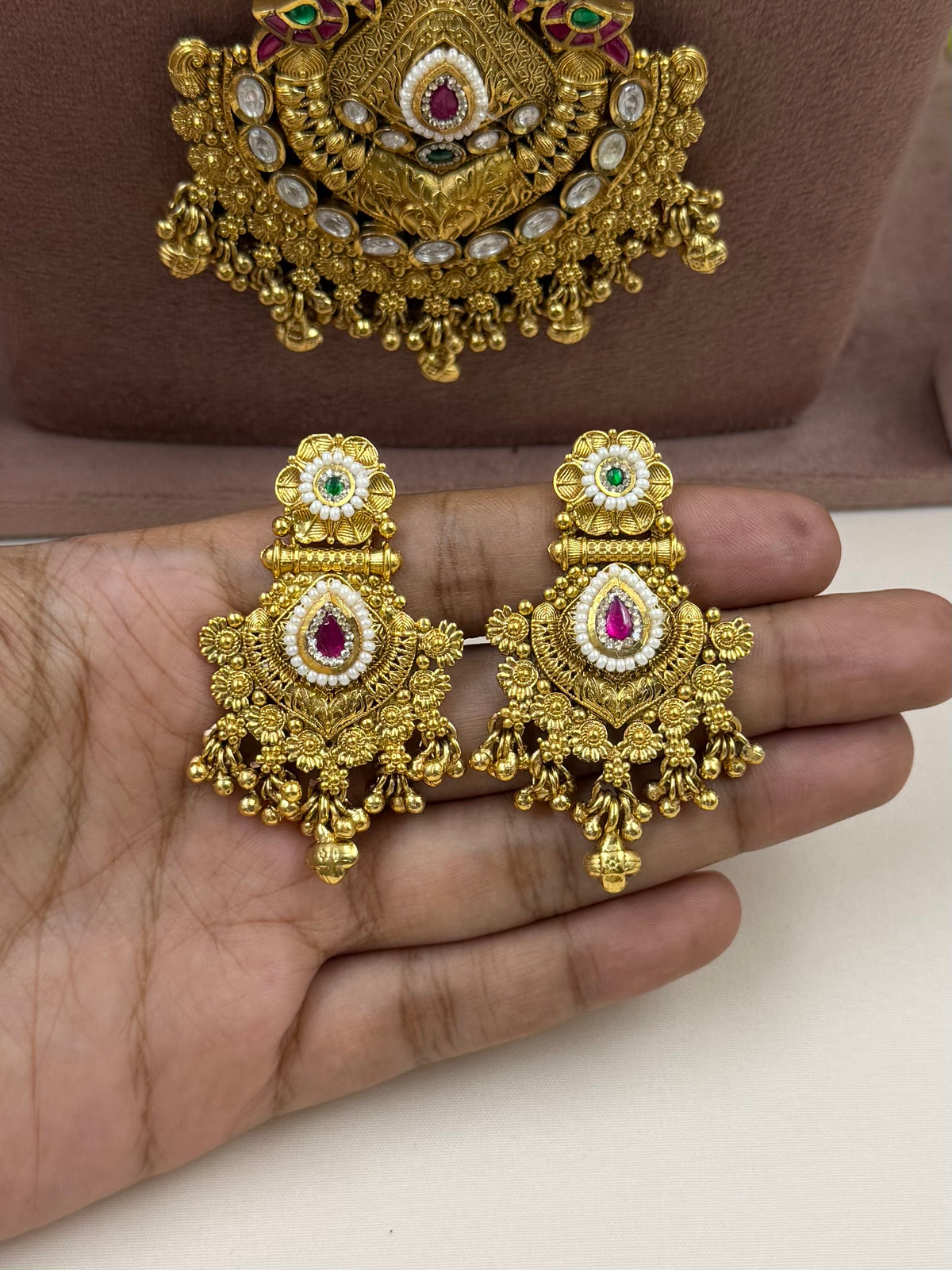 Padmavati Heritage Chorski Long Necklace Set