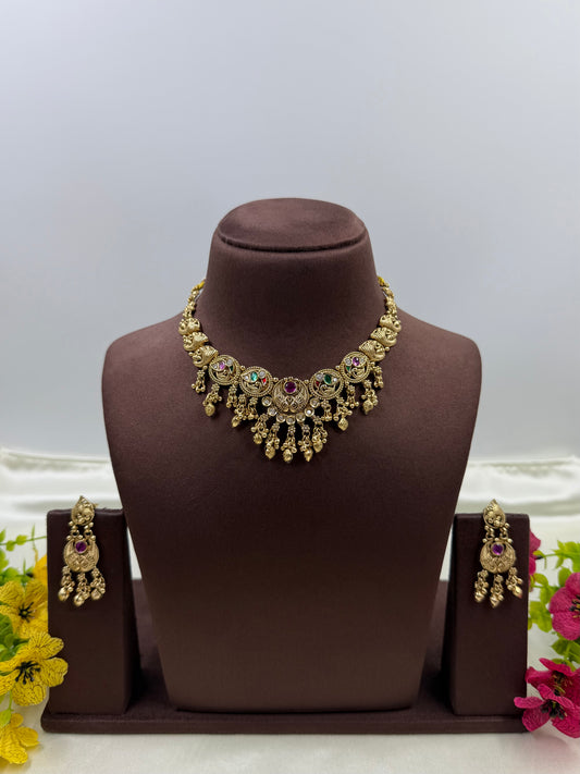 Shreya Heritage Delicate Necklace Set