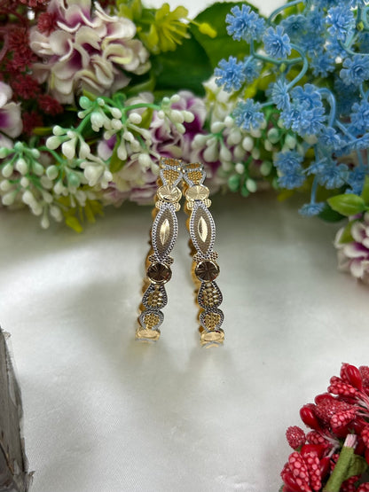 Jigna Premium Two-tone Bangles