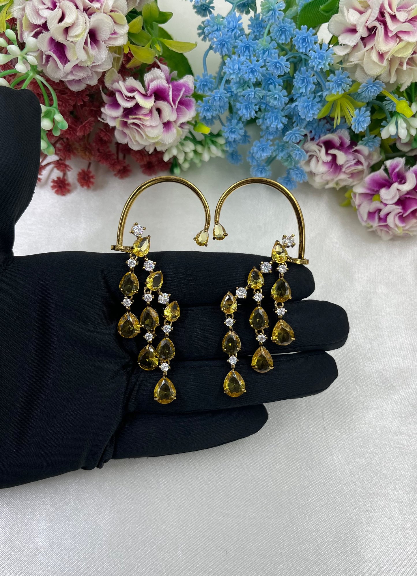 Kaira Dangling American Dimond Earrings