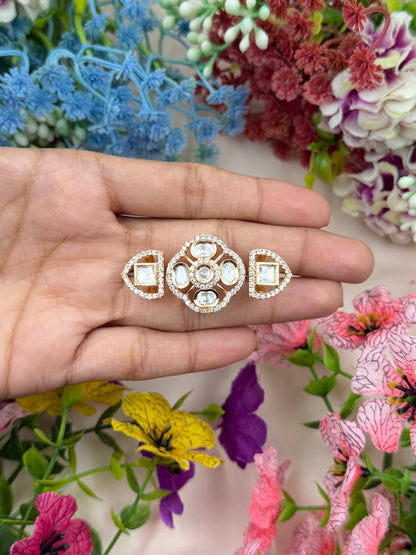 Siya Moissanite Ring (Adjustable)