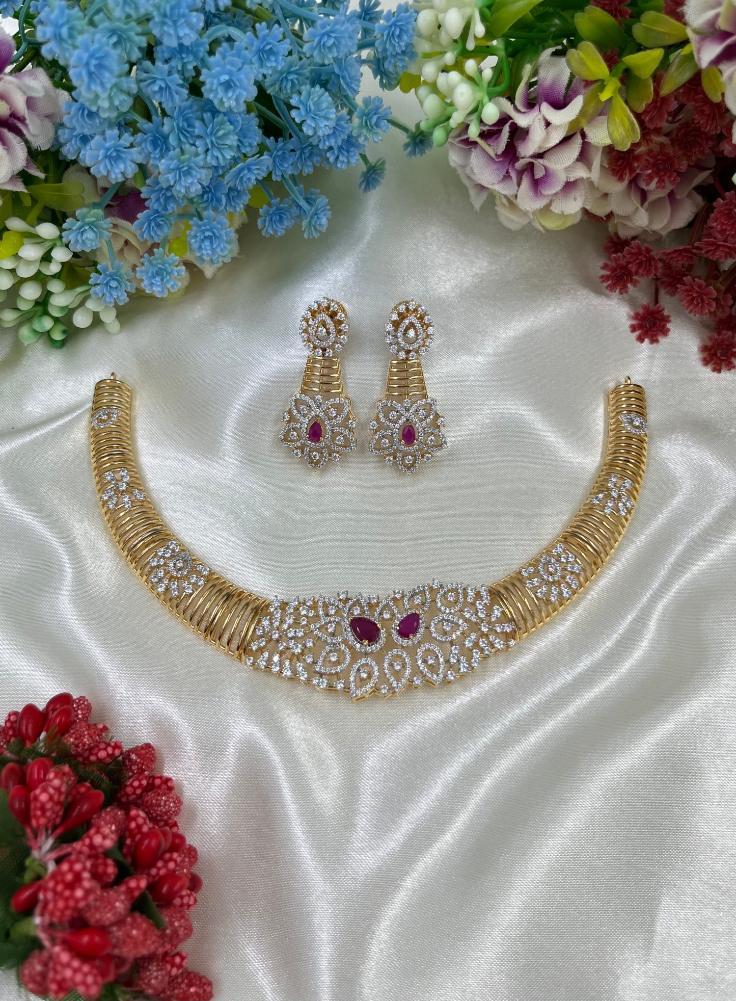 Nilu Traditional Micro Gold Necklace