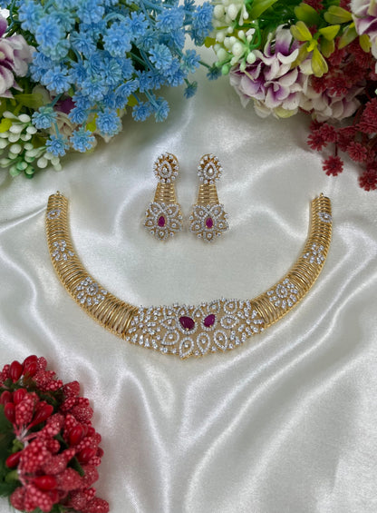 Nilu Traditional Micro Gold Necklace