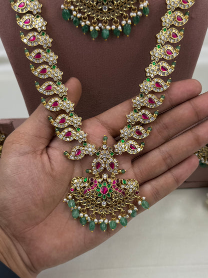 Jodha Premium Victorian Combo Necklace Set
