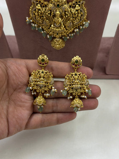 Diya South Indian Long Necklace Set