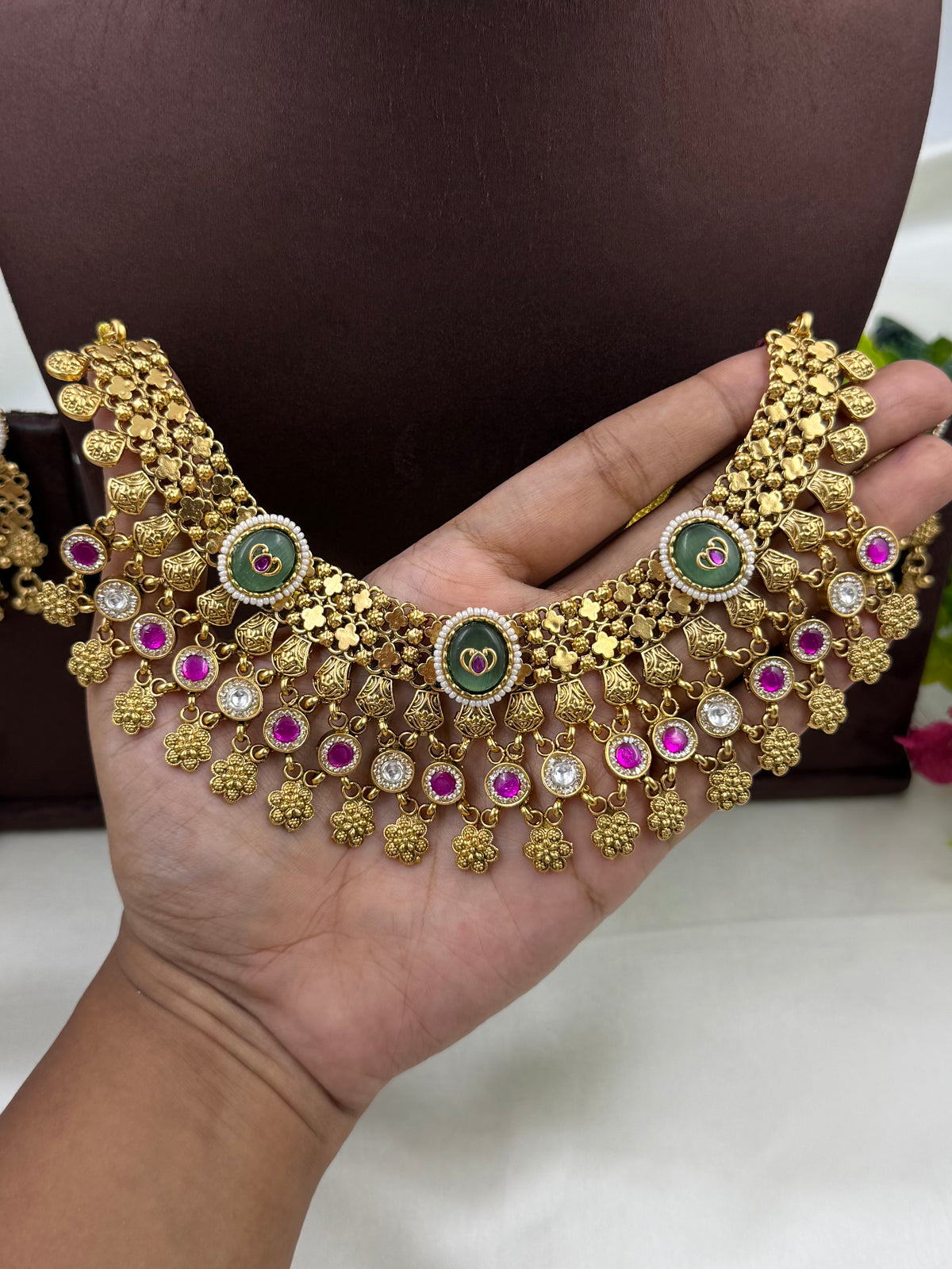Priyal Heritage Chorski Necklace Set